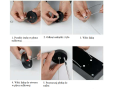Lampă tavan suspendată LED Inea V1 72W - Negru - Alb neutru (4500K)
