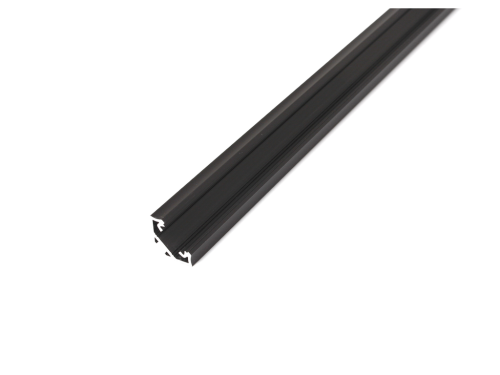 Profil de aluminiu C pentru benzile LED - Negru - 1m