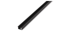 Profil de aluminiu X pentru benzile LED - Negru - 1m