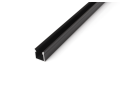Profil de aluminiu Y pentru benzile LED - Negru - 1m