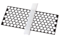 Capac Slim PVC Efect Înghețat pentru profil de aluminiu - 1m