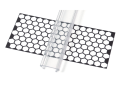 Capac High PVC Transparent pentru profil de aluminiu - 1m