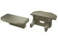Obturator pentru profil B cu capac Basic cu orificiu - Inox