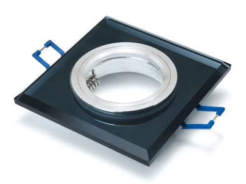 Corp de iluminat halogen fix încastrat din sticlă LED Mali - Negru