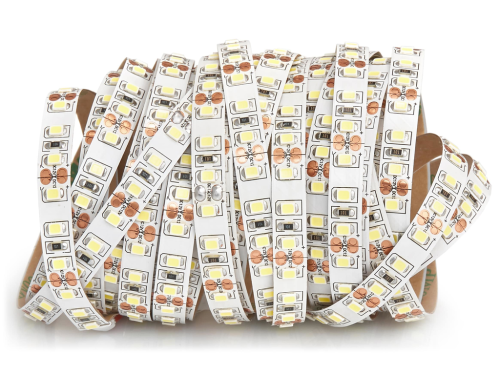 Bandă LED 12V | 2835 | 600LED | 5m | IP20 | Alb cald (3000K)