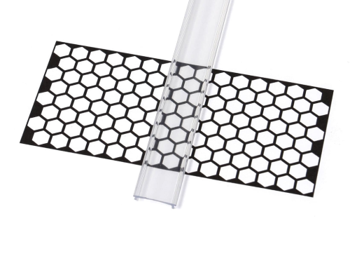 Capac Basic PVC Transparent pentru profil de aluminiu - 2m