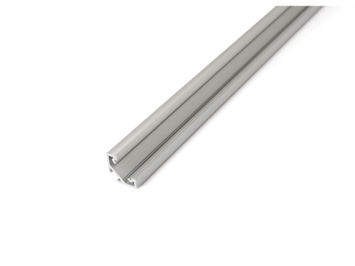 Profil de aluminiu C pentru benzile LED - Argintiu anodizat - 2m