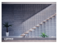 Profil de aluminiu D pentru benzile LED - Negru - 2m