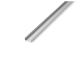 Profil de aluminiu D pentru benzile LED - Argintiu anodizat - 2m