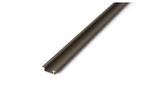 Profil de aluminiu Z pentru benzile LED - Inox - 2m