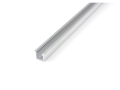 Profil de aluminiu G pentru benzile LED - Argintiu brut - 2m