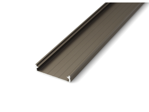 Profil de aluminiu Solis pentru benzile LED - Inox - 1m