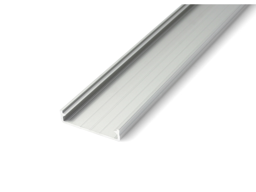 Profil de aluminiu Solis pentru benzile LED - Argintiu anodizat - 2m