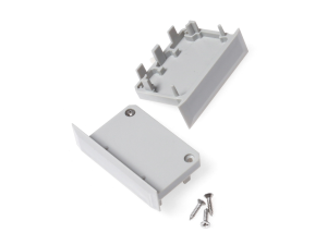 Obturator pentru profil Inso fără orificiu - Argintiu