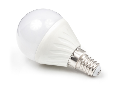 Bec LED E14 8W G45 - Alb cald (3000K)