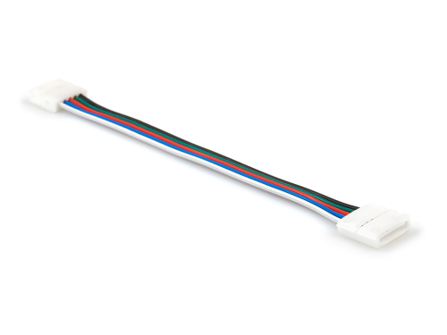 Conector CN-28: bandă LED 12 mm RGBW 2x cleme cu cablu