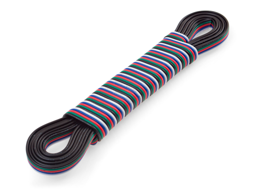 Cablu 5PIN x 0,35 pentru bandă LED RGBW și alte dispozitive electrice