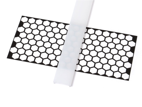 Capac Basic PMMA Frosted Lăptos pentru profil de aluminiu - 2m