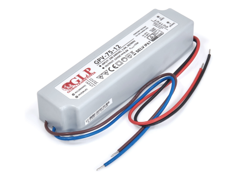 Sursă de alimentare GLP 12V 75W 6A IP67 - 5 ani garanție