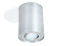 Corp de iluminat halogen mobil montat pe zid din aluminu LED Busto L x1 - Argintiu