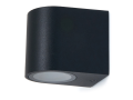 Lampă de fațadă - aplică de grădina - corp de iluminat exterior GU10 LED Luna - Negru