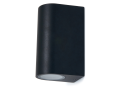 Lampă de fațadă - aplică de grădina - corp de iluminat exterior GU10 LED Luna Duo - Negru