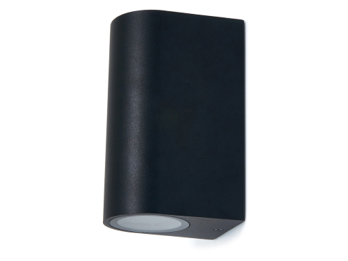 Lampă de fațadă - aplică de grădina - corp de iluminat exterior GU10 LED Luna Duo - Negru