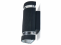 Lampă de fațadă - aplică de grădina - corp de iluminat exterior GU10 LED Hana rotund - Negru