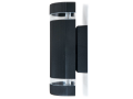 Lampă de fațadă - aplică de grădina - corp de iluminat exterior GU10 LED Hana rotund - Negru