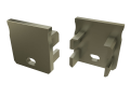 Obturator pentru profil Y cu capac Basic cu orificiu - Inox