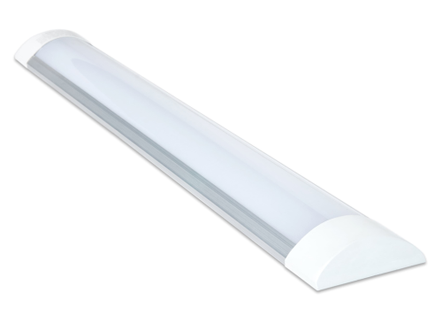 Panou montat pe zid LED Slim 18W 0.6m - Argintiu - Alb cald (3000K)