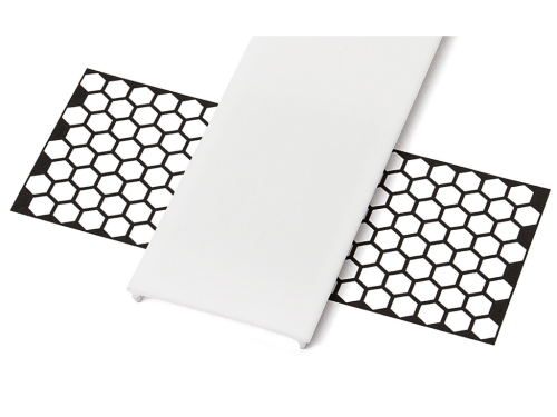 Capac Wide PMMA Lăptos pentru profil de aluminiu - 1m