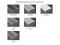 Capac Wide PMMA Efect Înghețat pentru profil de aluminiu - 2m