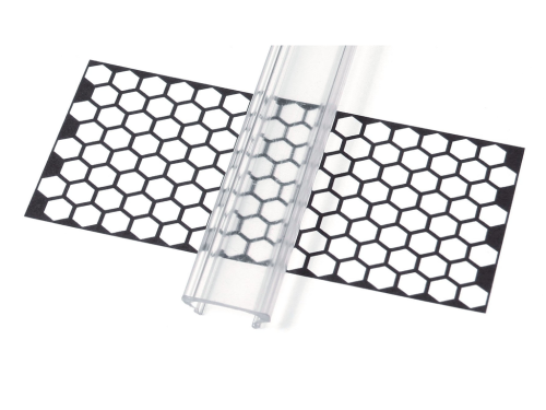 Capac High PMMA Transparent pentru profil de aluminiu - 2m