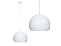 Lampă tavan suspendată din seria din seria Moderne & Scandi: Model B7109 E27 – Alb + argintiu