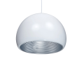 Lampă tavan suspendată din seria din seria Moderne & Scandi: Model B7109 E27 – Alb + argintiu