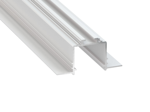 Profil de aluminiu Subli pentru benzile LED - Alb - 1m
