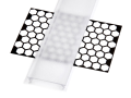 Capac Double PMMA Frosted pentru profil de aluminiu - 1m