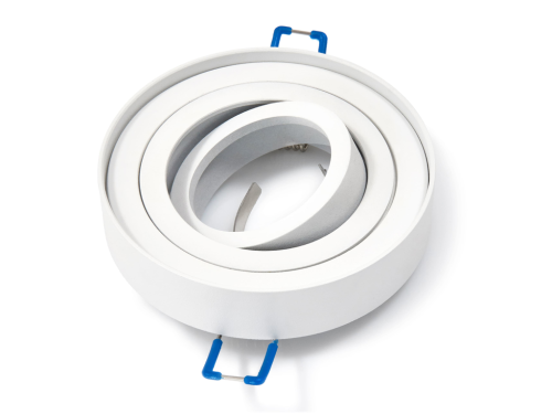 Corp de iluminat halogen mobil încastrat din aluminiu LED Busto Mini - Alb