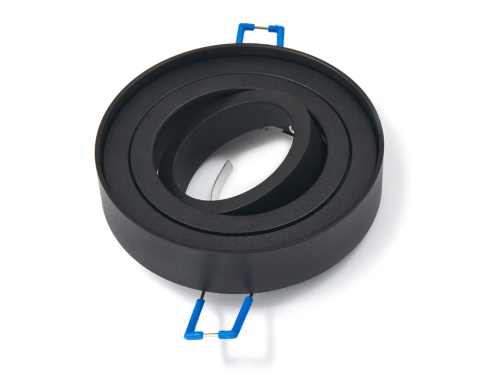 Corp de iluminat halogen mobil încastrat din aluminiu LED Busto Mini - Negru