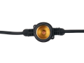 Set: Ghirlandă grădină 10m 20xE27 + 20x Bec cu LED E27 1.3W filament