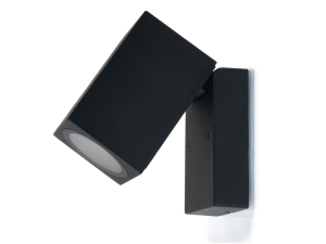 Lampă de fațadă - aplică de grădina - corp de iluminat exterior GU10 LED Rhino - Negru