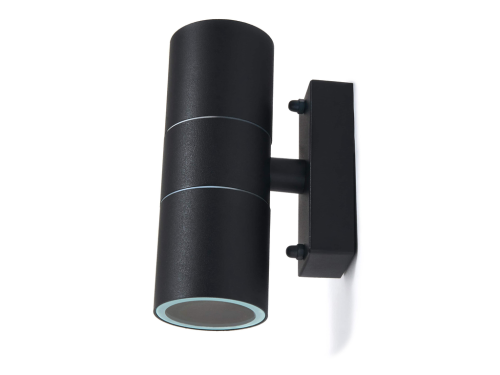 Lampă de fațadă - aplică de grădina - corp de iluminat exterior GU10 LED Elor - Negru