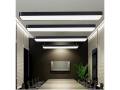 Lampă tavan suspendată LED Finea 90W (OK) - Negru - Alb neutru (4500K)