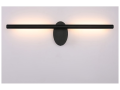 Aplică baie LED Rato 10W 71cm - Negru - Alb neutru (4500K)