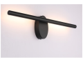 Aplică baie LED Rato 10W 71cm - Negru - Alb neutru (4500K)