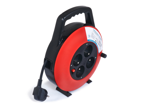 Prelungitor pe tambur pentru grădină construcții cu 4 prize 10 m