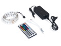 Set bandă LED 12V | 5050 | 150LED | 5m | IP65 | RGB + IR44 controler + sursă alimentare 36W