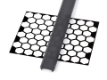 Capac Slim PMMA Negru pentru profil de aluminiu - 2m