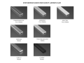Capac Slim PMMA Negru pentru profil de aluminiu - 2m